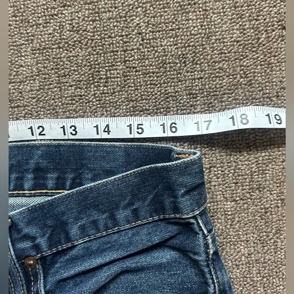 Polo Ralph Lauren Mens Jeans 34 Varick Slim Straight Dark Blue Denim Dungaree - Picture 10 of 10